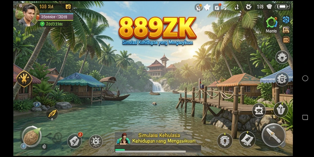 Tampilan gameplay 889ZK menampilkan pengalaman simulasi yang realistis.