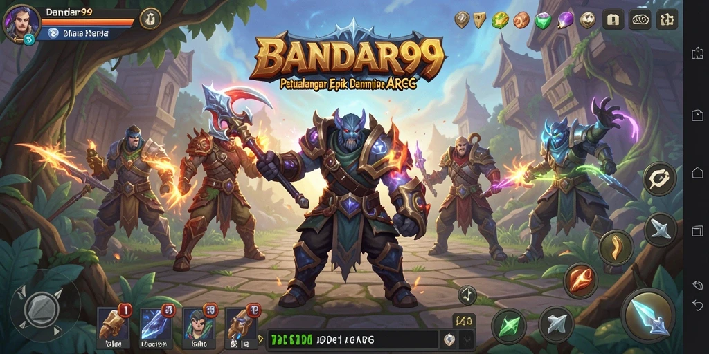 Tampilan gameplay BANDAR99 yang penuh aksi dan petualangan.