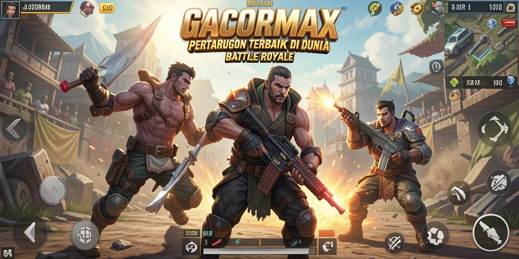 Tangkapan layar menampilkan pertempuran mendebarkan di GACORMAX, dengan grafis yang mengesankan.