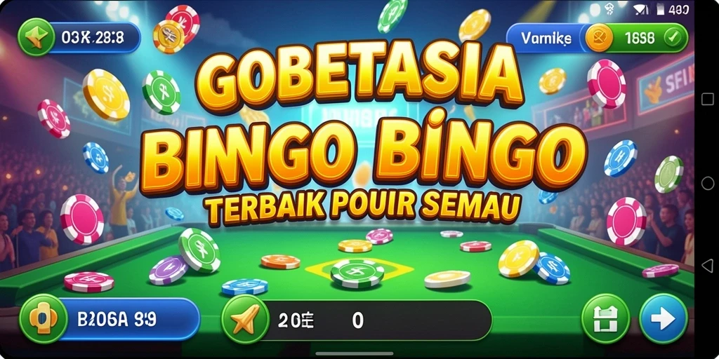 Tampilan gameplay seru GOBETASIA dengan Bingo yang menantang.
