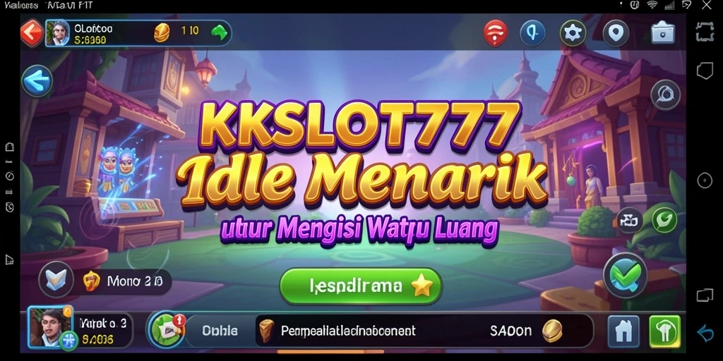 Tampilan gameplay KKSLOT777 yang menarik dan menghibur.