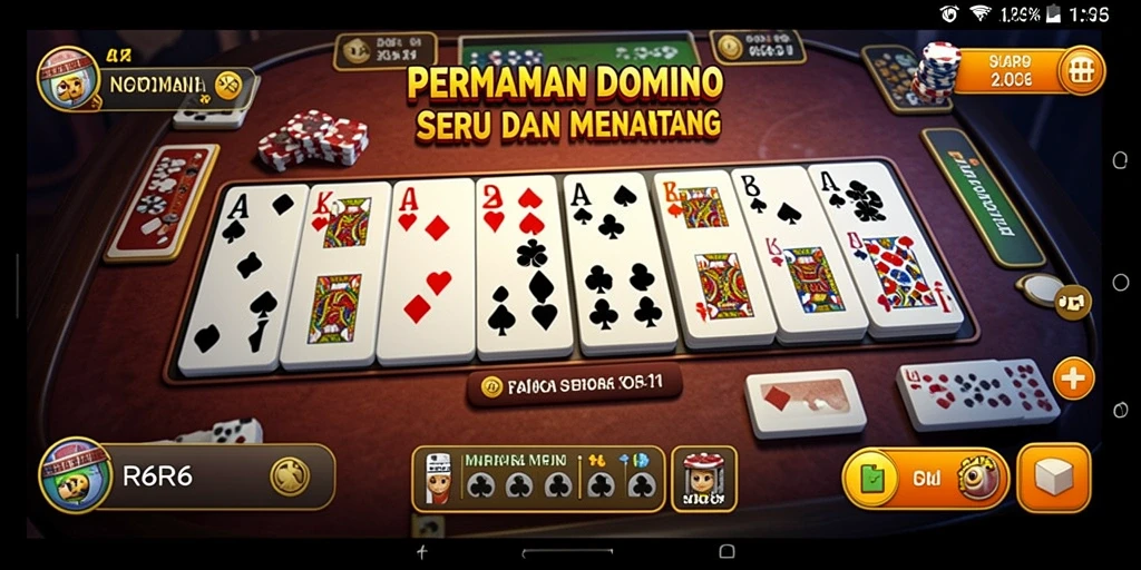 Tangkapan layar R6R6 menampilkan pemain sedang beraksi dalam permainan Domino.