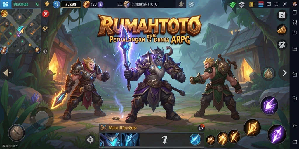 Gameplay RUMAHTOTO yang mendebarkan di dunia ARPG.